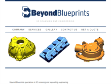 Tablet Screenshot of beyondblueprints.com